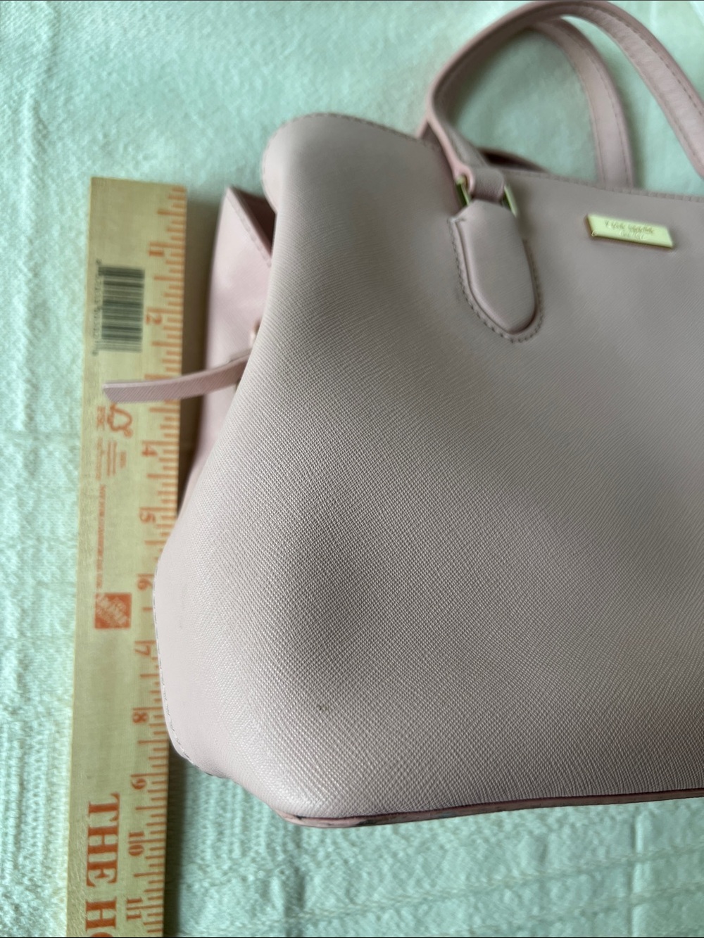 kate spade Blush Pink Saffiano Satchel with Strap - Picture 15 of 16